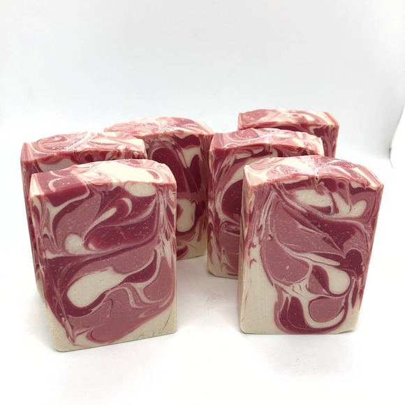 Cranberry Swirl Handmade Artesan Soap - Picture 4 of 5